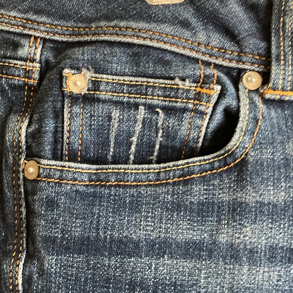 American Eagle women’s stressed out stretch jeans size 14. - Picture 3 of 11